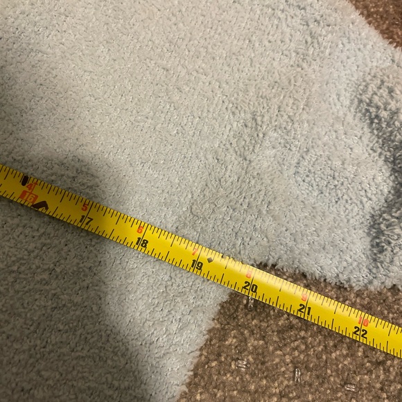 Harlow - Light Blue Fuzzy Cardigan - Picture 4 of 5